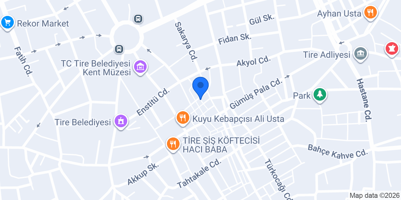 Tire ATA Yem konumu