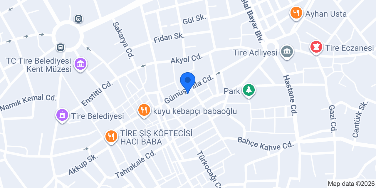 Meşhur kuyu kebapçı İsmail usta konumu