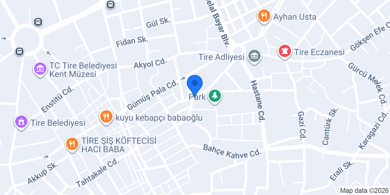 Hayat Veteriner Kliniği konumu