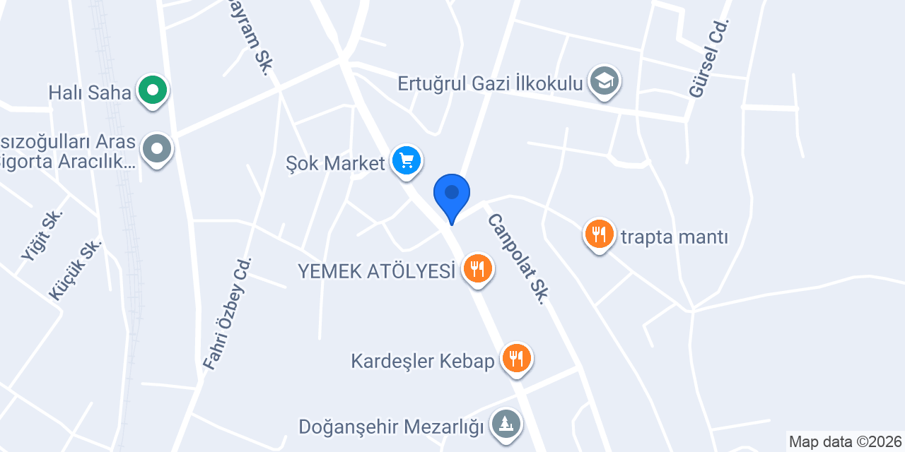 URKMEZ YAPİ OFİSİ konumu