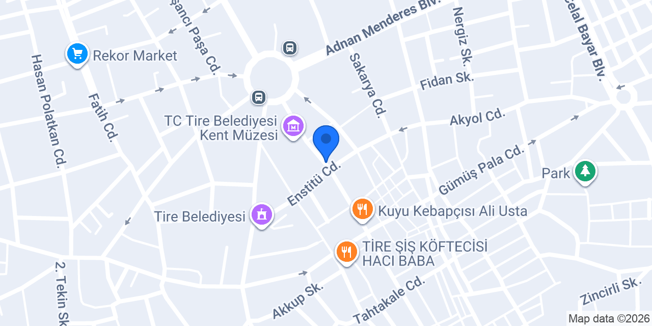 Tire| AVUKAT ESEN SÜRÜCÜ konumu