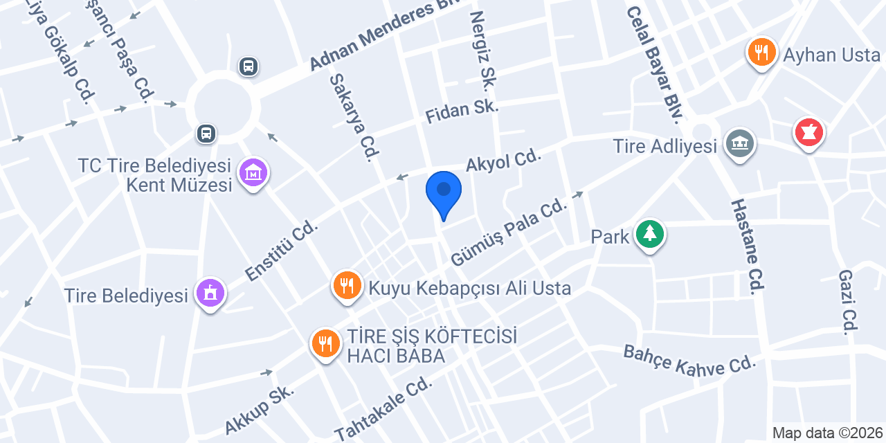 KARACA TİRE konumu