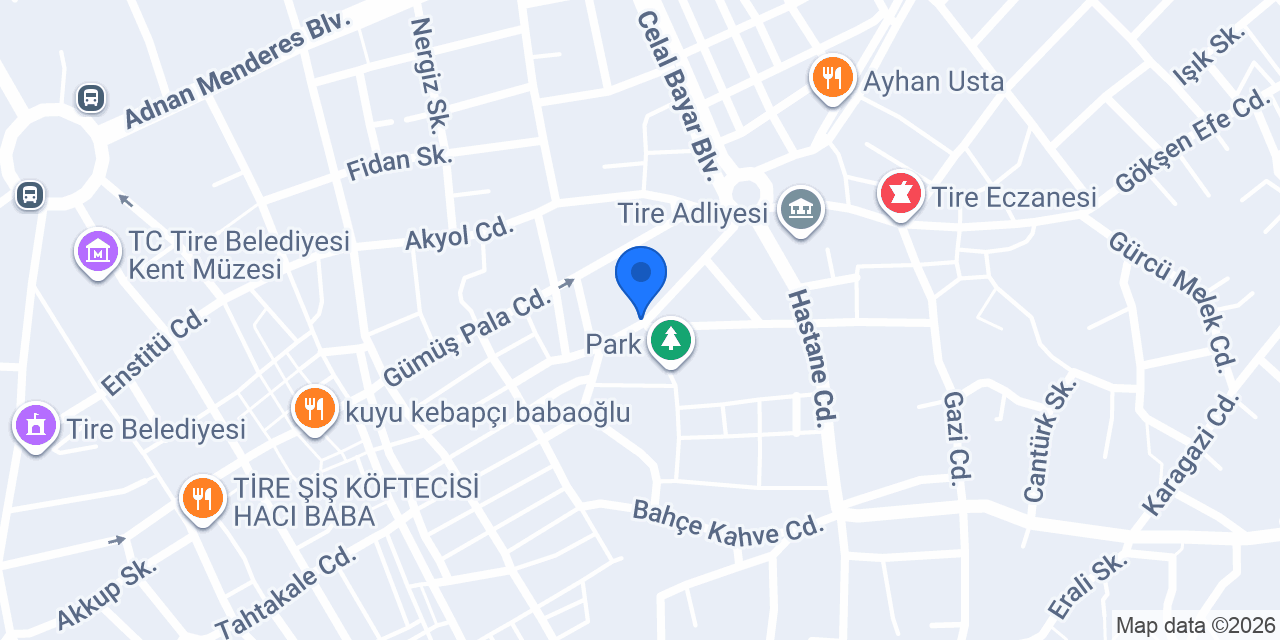 Zişan Kuaför konumu
