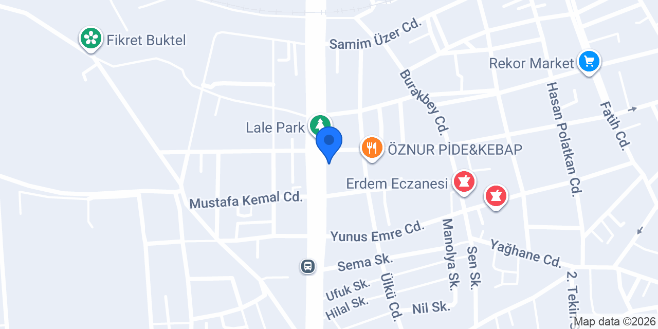 Denen Et konumu