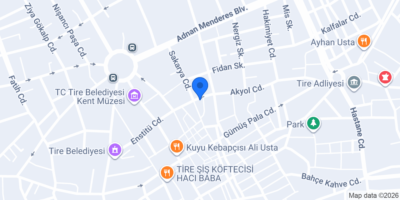 TİRE ÖZEN LOKMA konumu