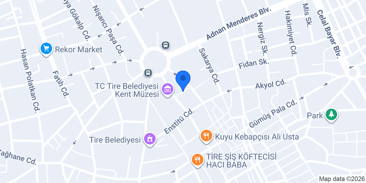 Detaş İnşaat Malzemeleri konumu