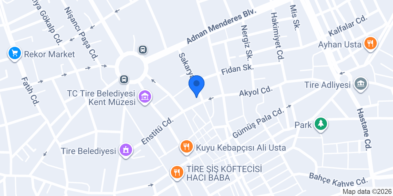 TEİRA EMLAK konumu