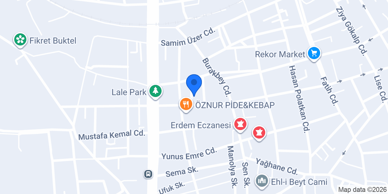 Delüxe tekel&market konumu