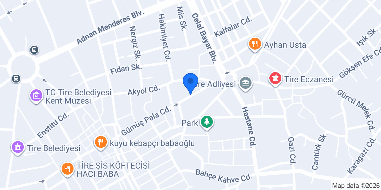 Gümüşpala Börekçe Börekçi konumu
