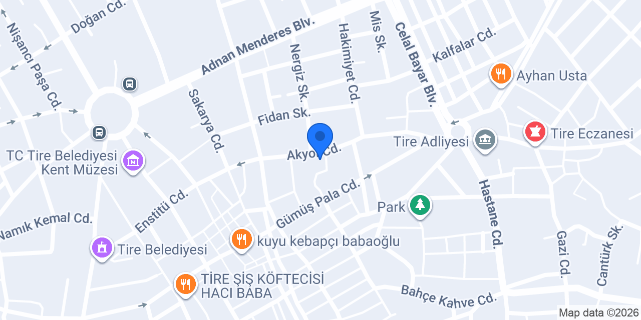 Ödemiş Efe Sigorta Tire Şubesi konumu