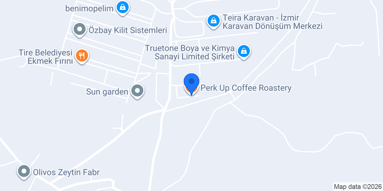 Perk Up Coffee Roastery konumu