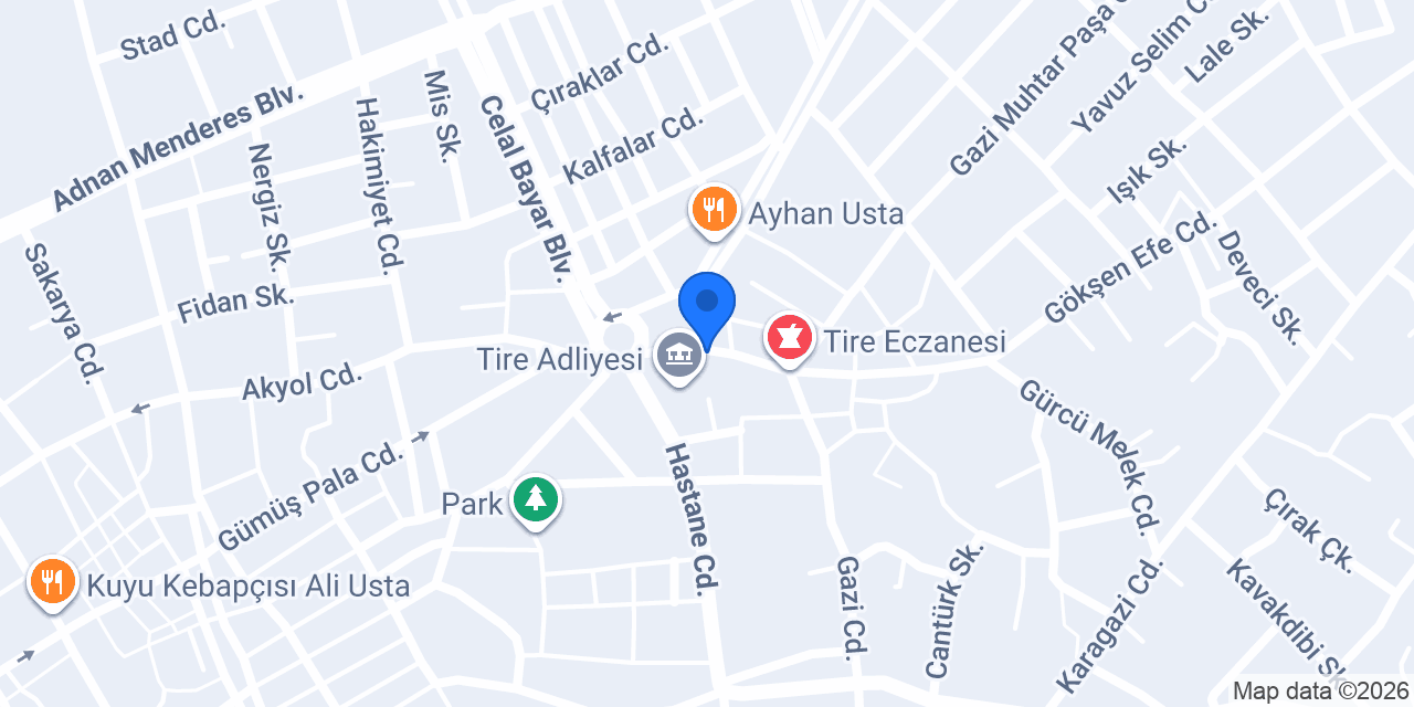 Artı Elektrik konumu