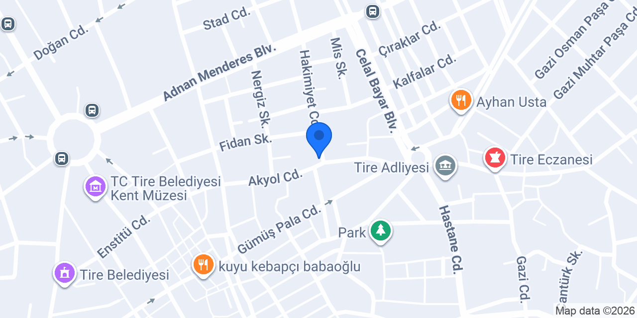 Alli Veterinerlik konumu