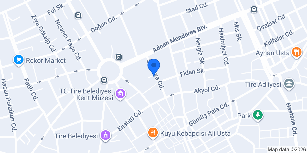Kurtuluş Ortaokulu konumu
