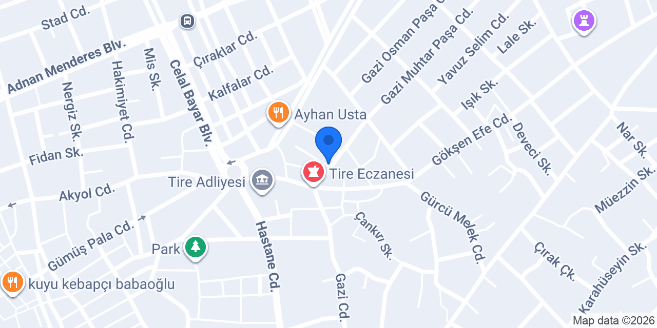 KOCABIYIK ECZANESİ konumu