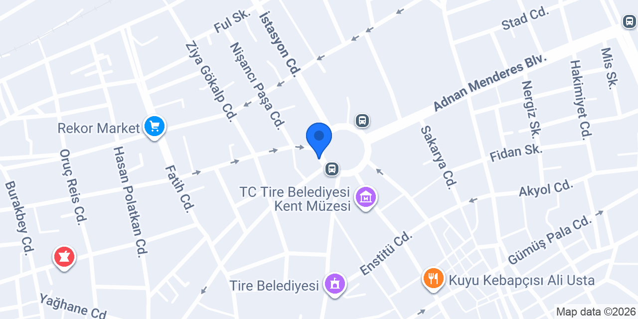 Tire Vip Transfer konumu