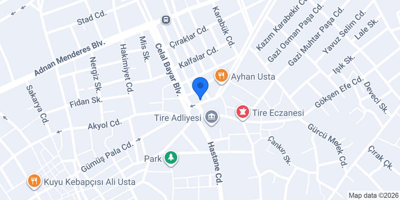 Avukat & Arabulucu Bilal GÖKÇE konumu
