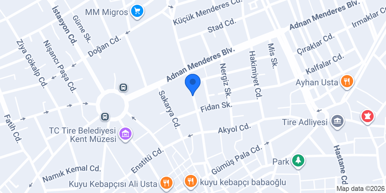 SMMM GÖZDE KIRIŞ konumu