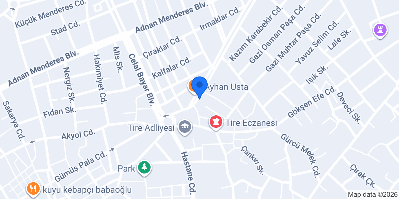 Özkan Auto konumu