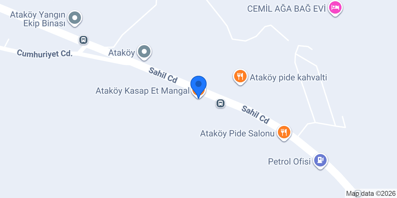 Ataköy Kasap Et Mangal konumu