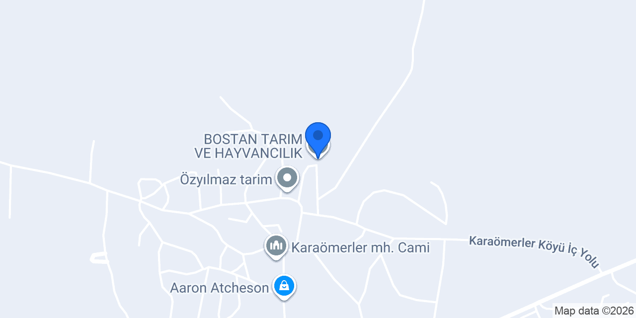 BOSTAN TARIM VE HAYVANCILIK konumu
