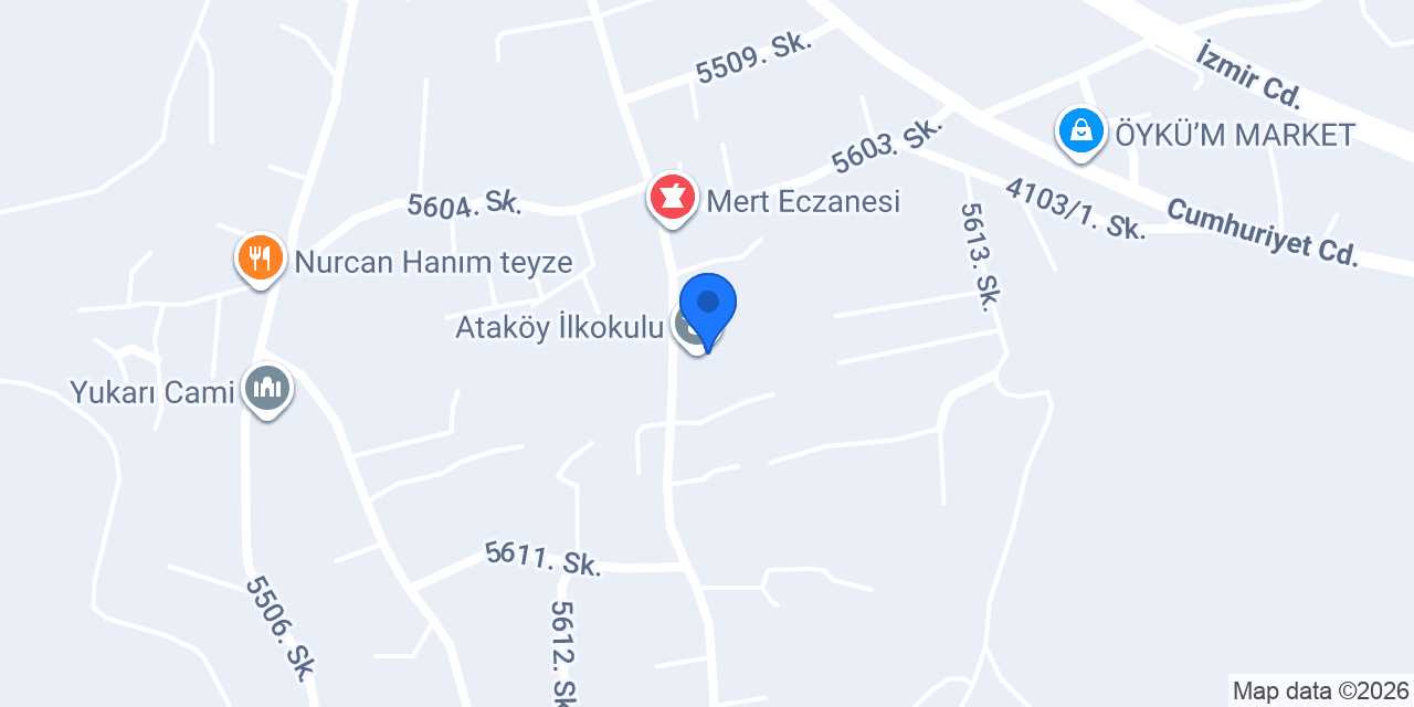Ataköy İlkokulu konumu