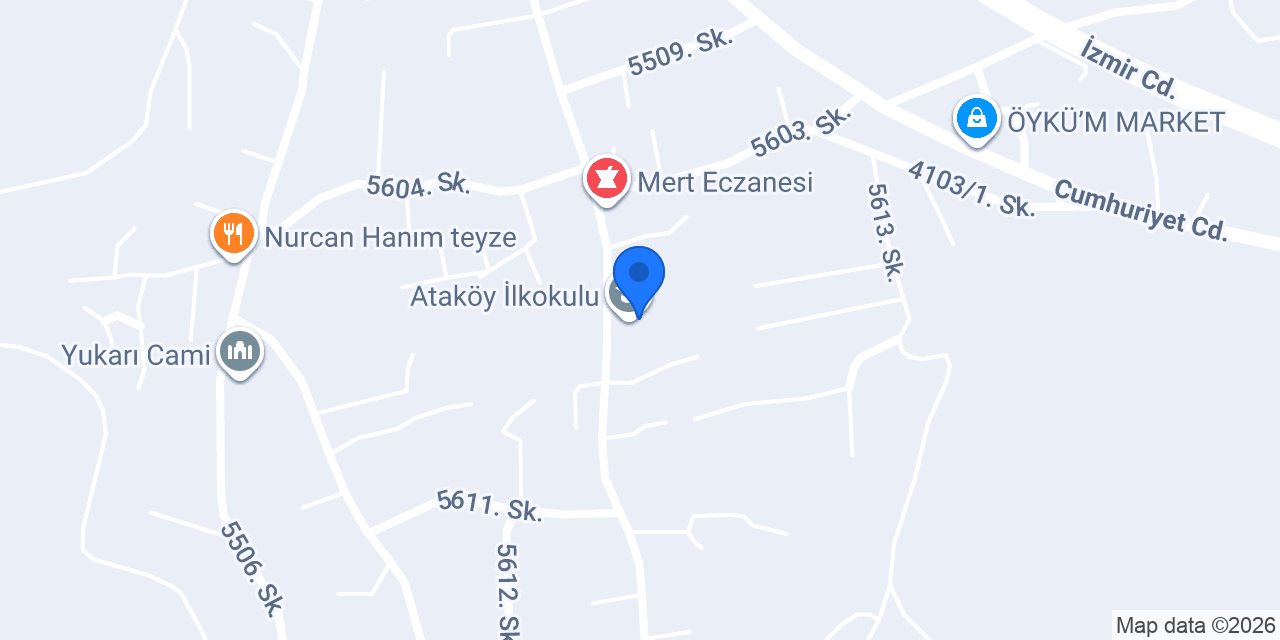 Ataköy Ortaokulu konumu