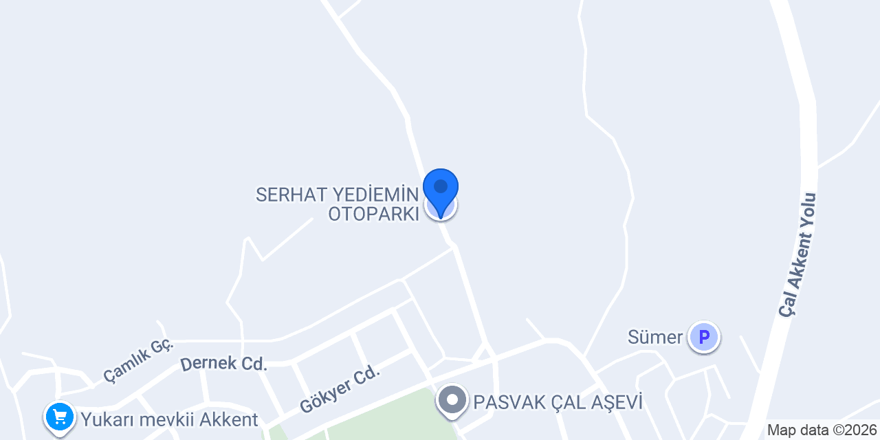 SERHAT YEDİEMİN OTOPARKI konumu