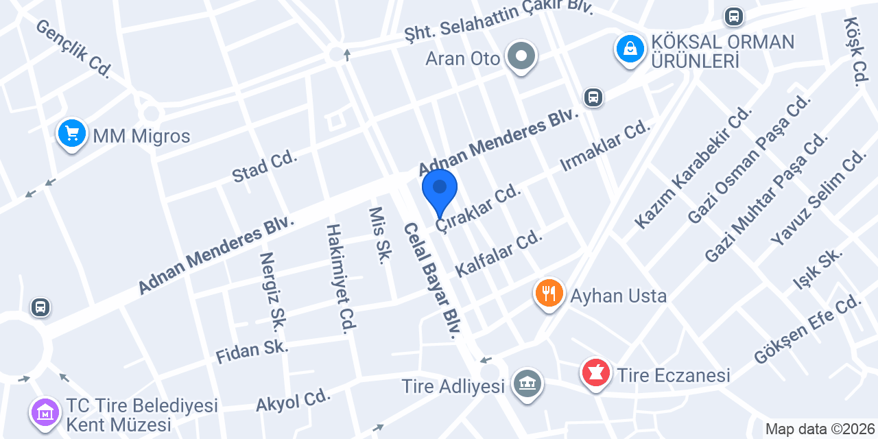 SAYGIN GÖRÜŞÜK - SAYGIN TICARET konumu