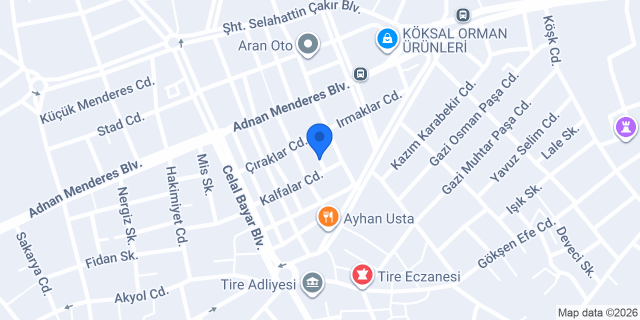 Bucak Mobilya konumu