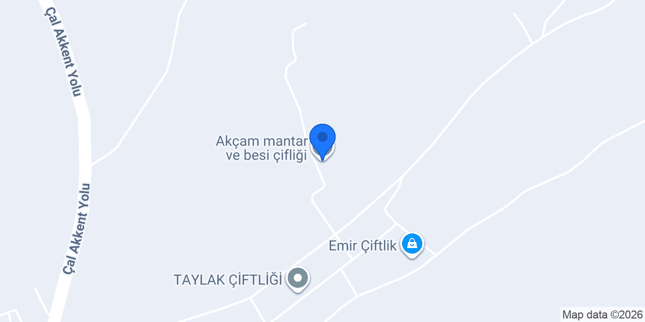 Akçam mantar ve besi çifliği konumu