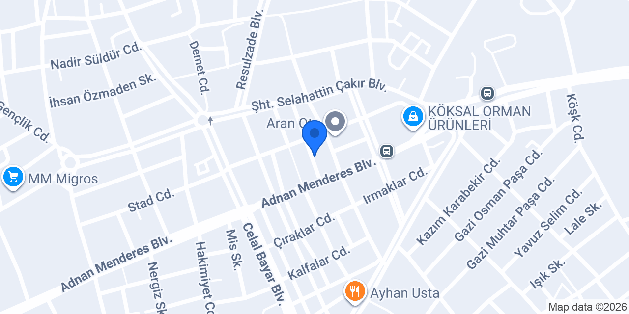 Güven Traktör konumu