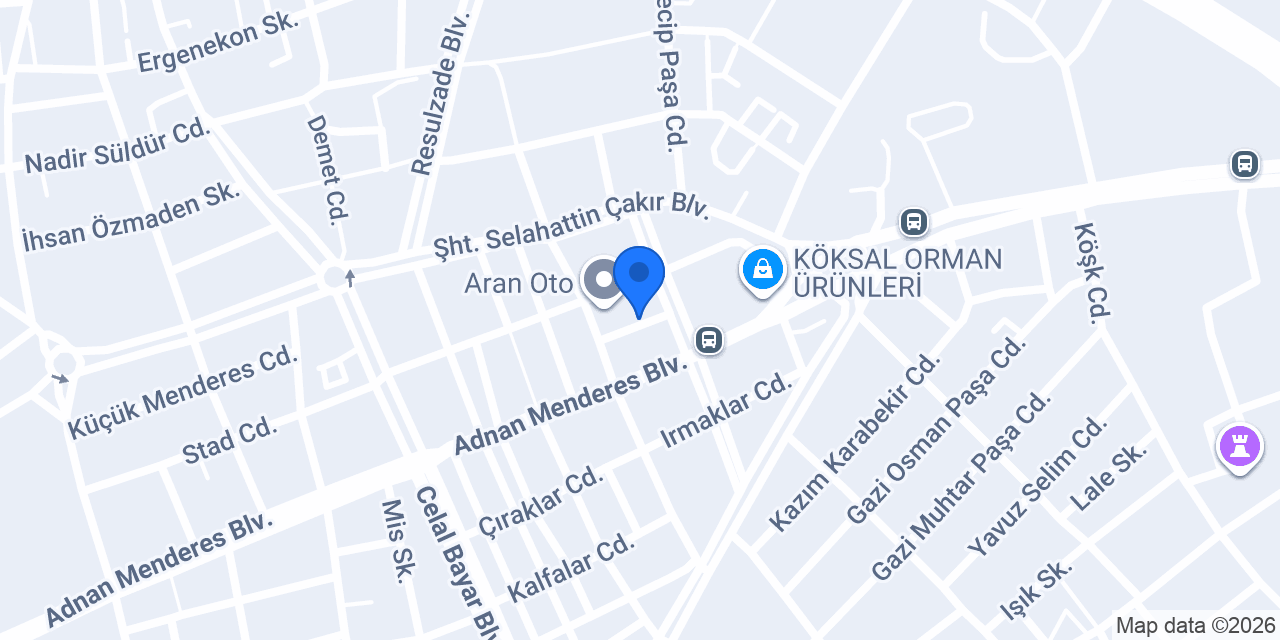 Auto Garage konumu