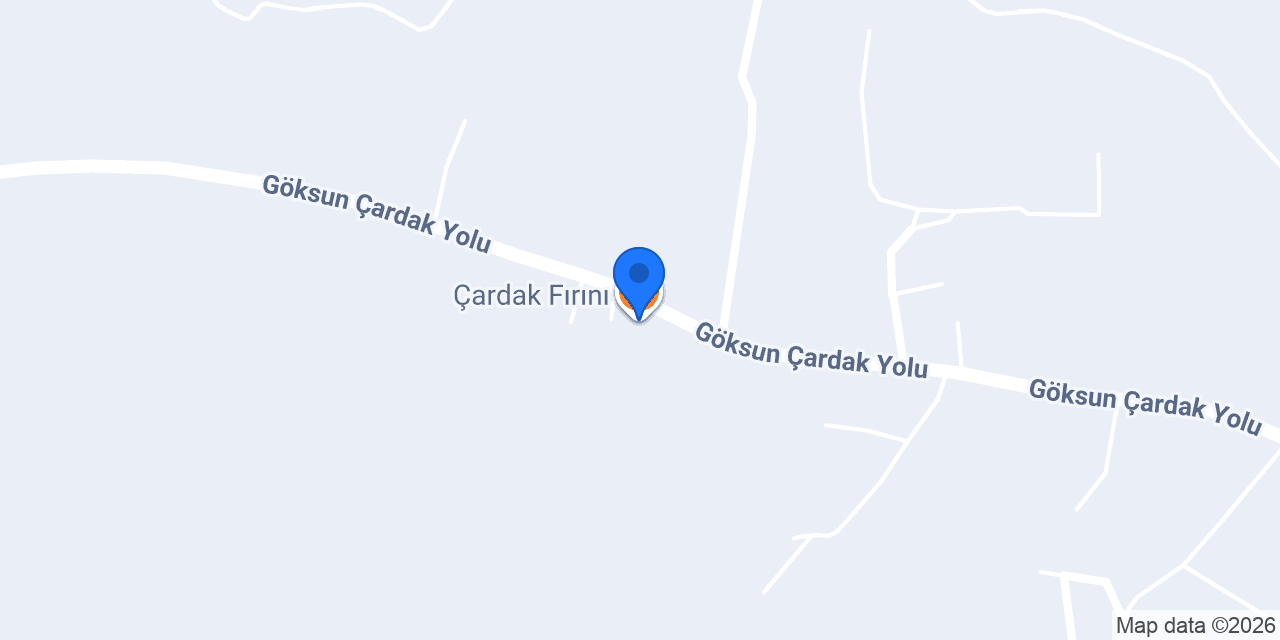 Çardak Fırını konumu