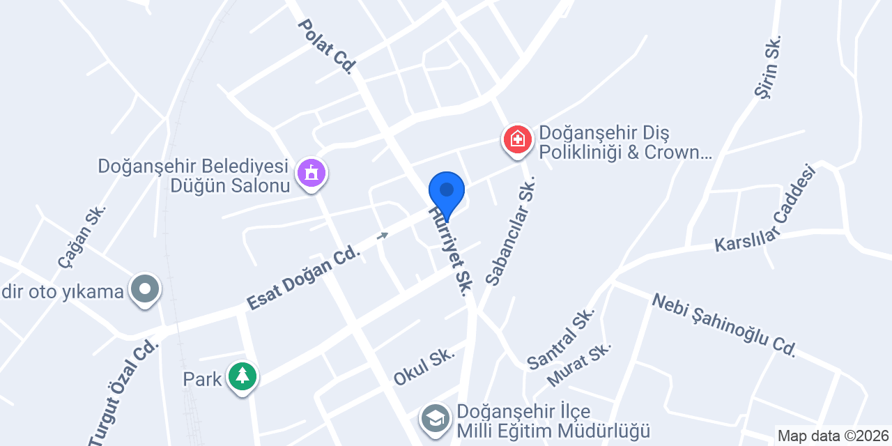 Doğanşehir GSM konumu