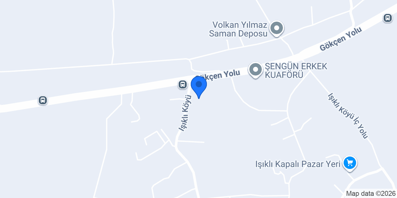Işıklı İlkokulu konumu