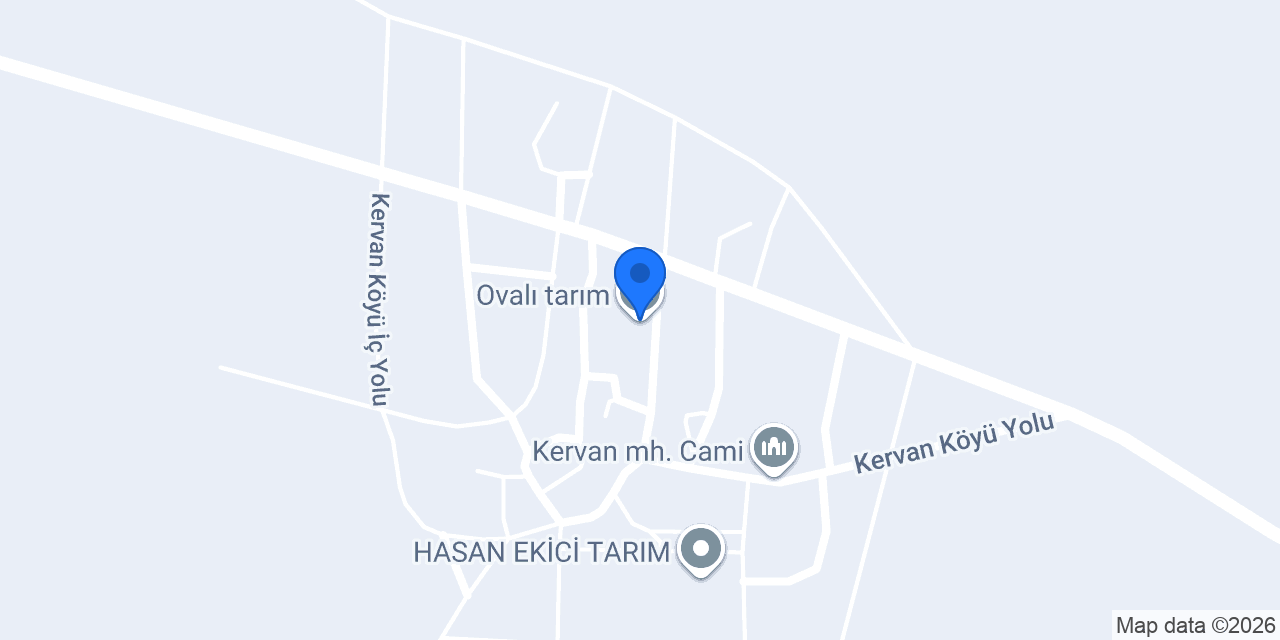 Ovalı tarım konumu