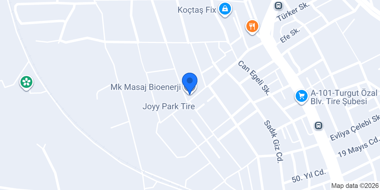 Mk Masaj Bioenerji konumu