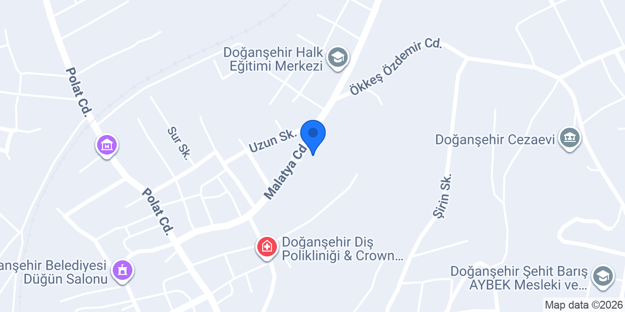 Doğanşehir Kardeşler oto lastik konumu