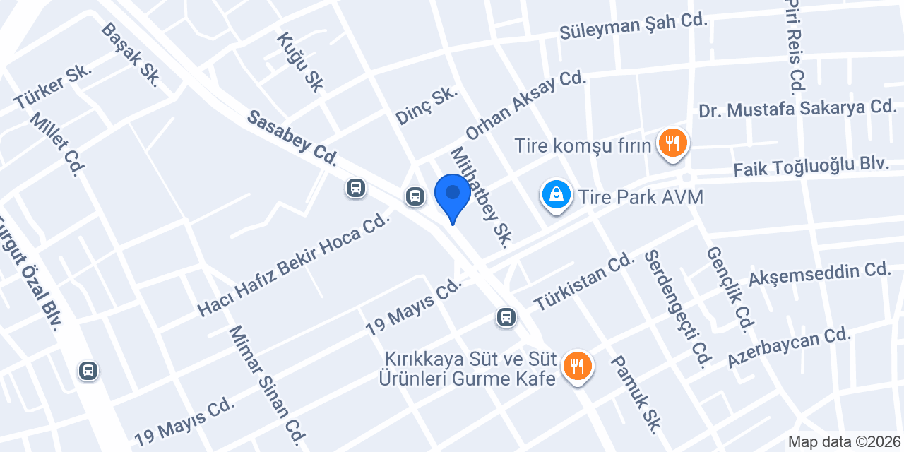 Ilıca kebap & steakhouse konumu