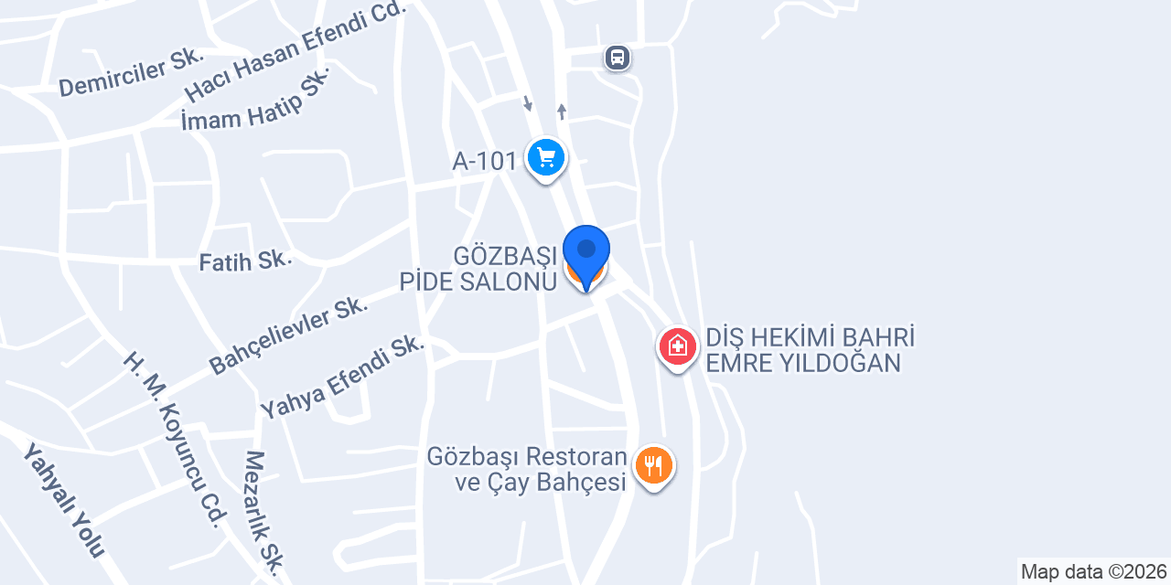 GÖZBAŞI PİDE SALONU konumu