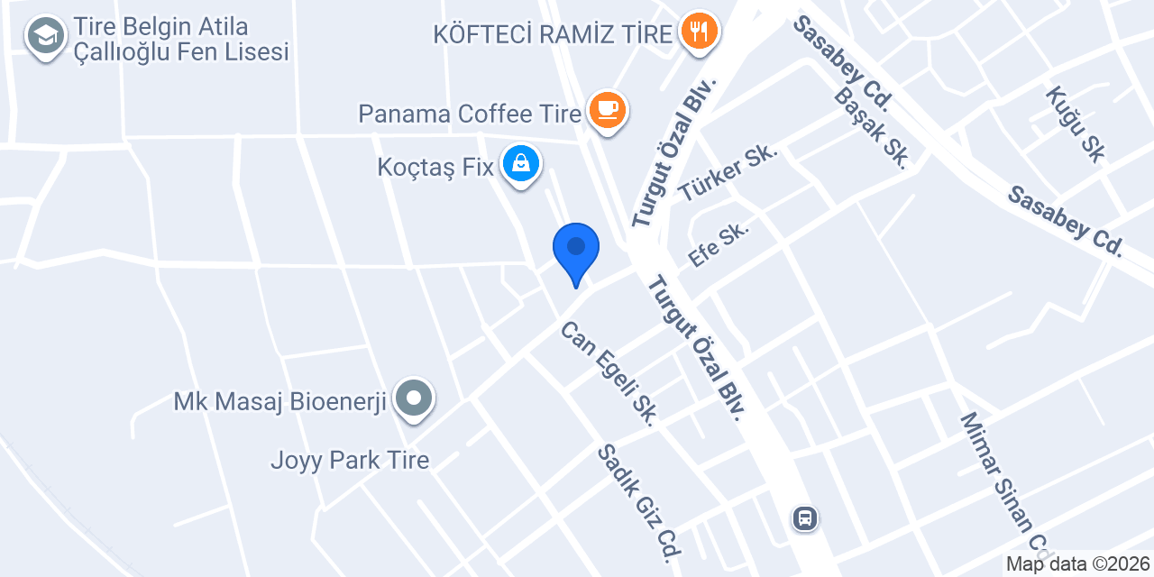 Tire Sınav İleri Kurs konumu