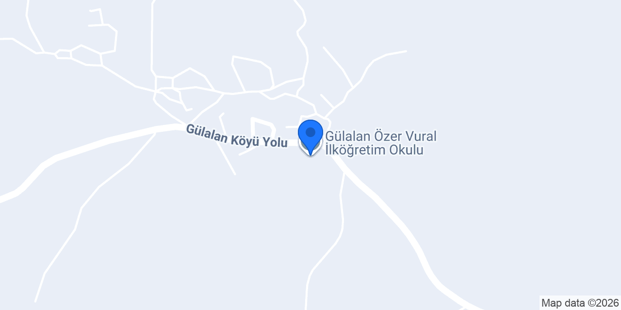 Gülalan Özer Vural İlköğretim Okulu konumu