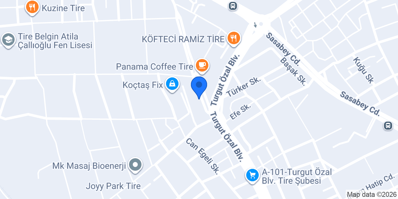 Pasaport Pizza Tire konumu