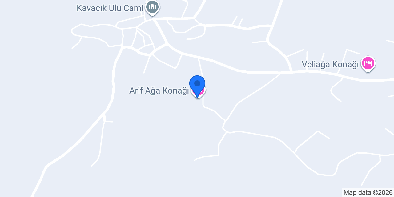 Arif Ağa Konağı konumu