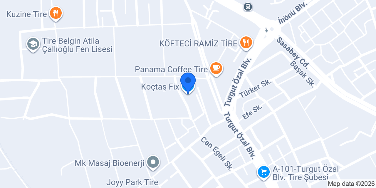 Koçtaş Fix konumu