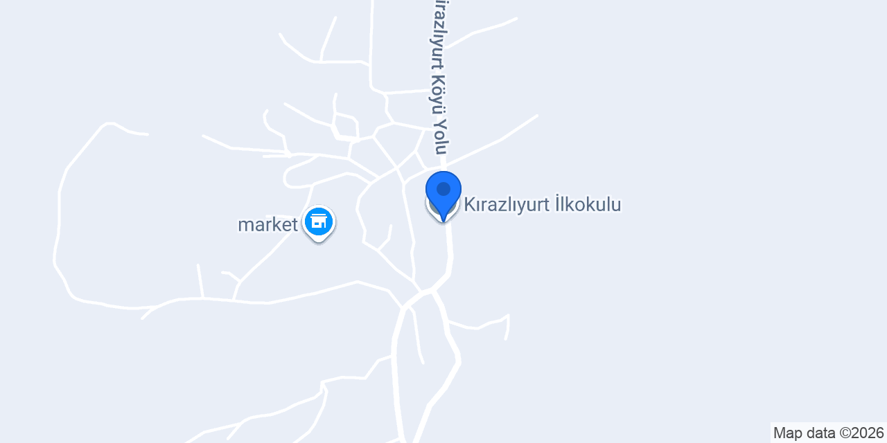 Kırazlıyurt İlkokulu konumu