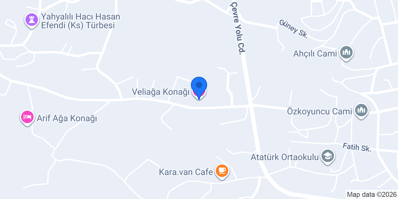 Veliağa Konağı konumu