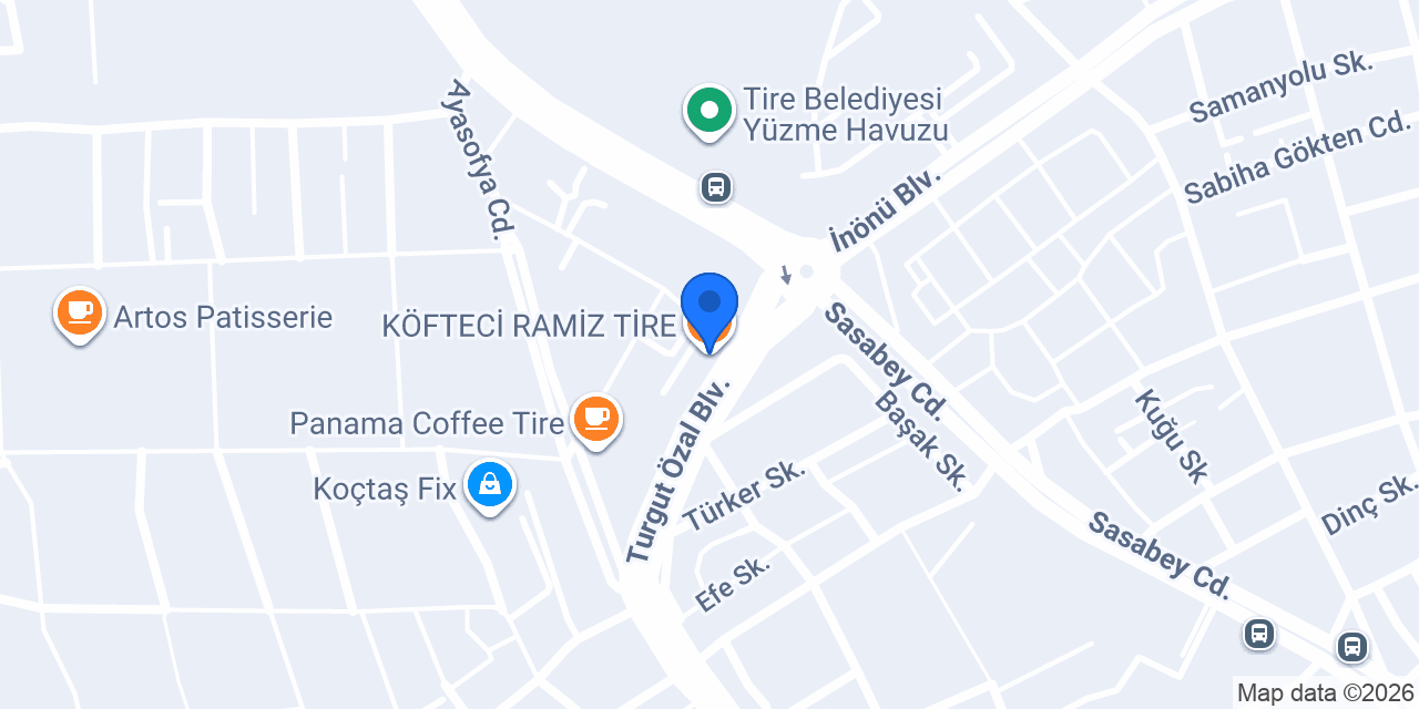 KÖFTECİ RAMİZ TİRE konumu