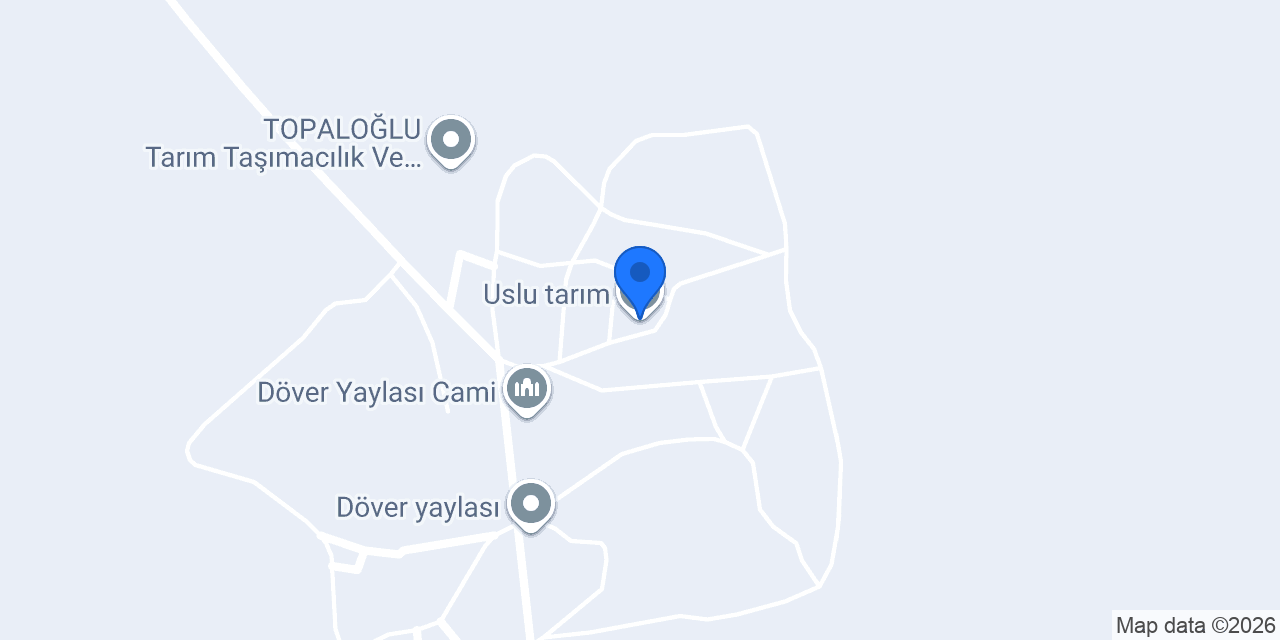 Uslu tarım konumu